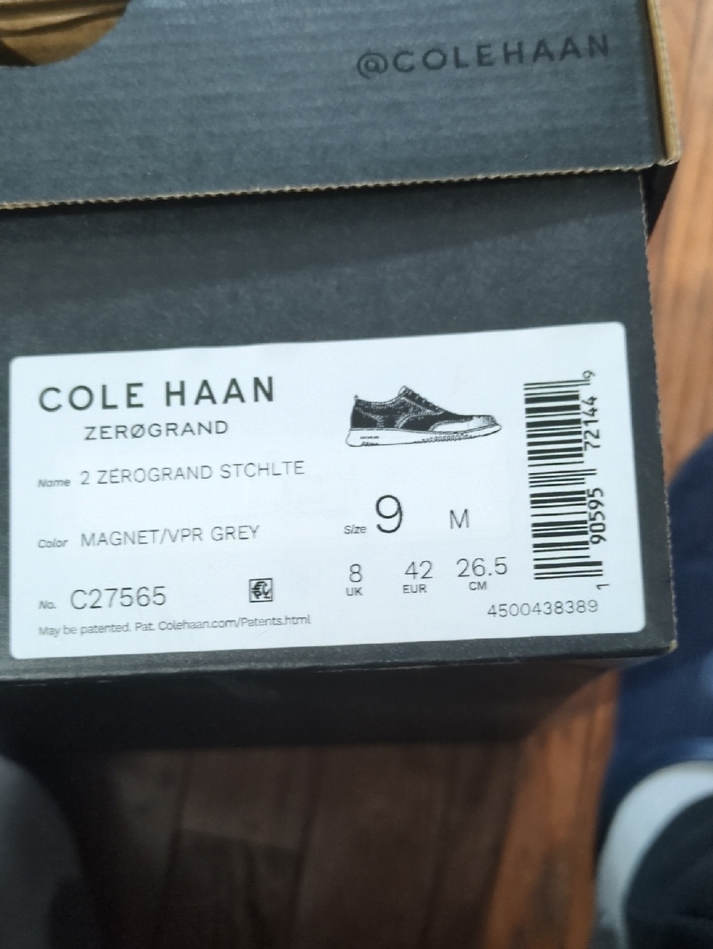Cole Haan Zerogrand 2 Stitchlite Oxford in Magnet/VPR Grey